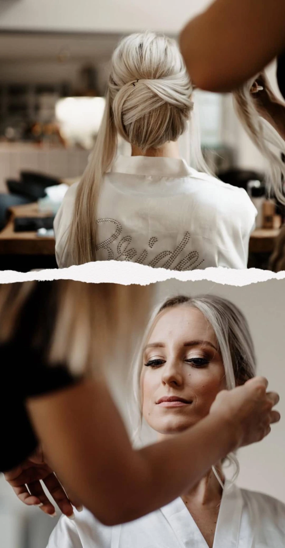 Getting Ready · Make-up und Haare · Braut Make-up und Haarstyling von Julyana